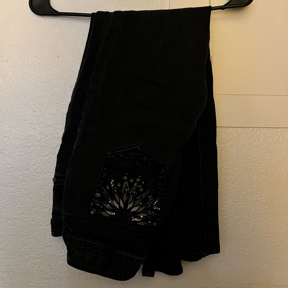 Sequenced, wildflower, jeans size 9